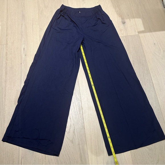 NWOT Wide Leg Pants Trio - Brown, Navy, Pink - Picture 5 of 10